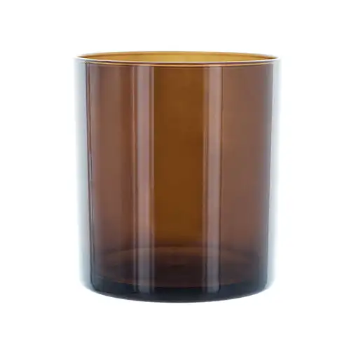 Amber Straight Sided Tumbler Jar