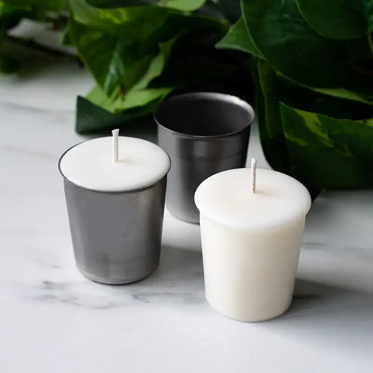Flared Votive Mold with candle