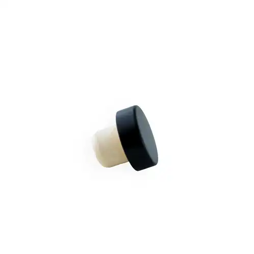 Matte Black Round Bottle Stopper
