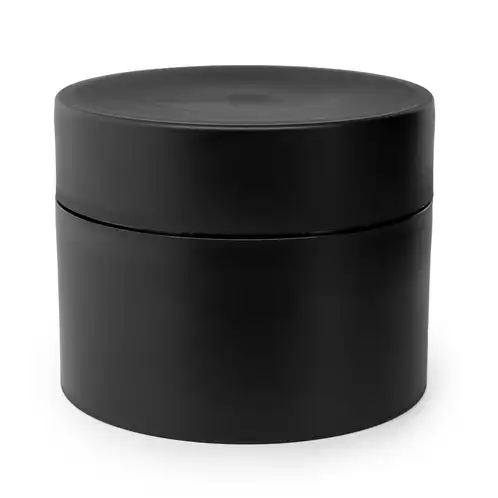 8 oz. Matte Black Double Wall PP Jar